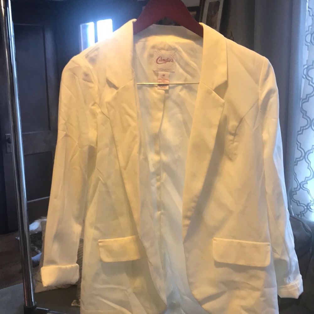 Cream blazer